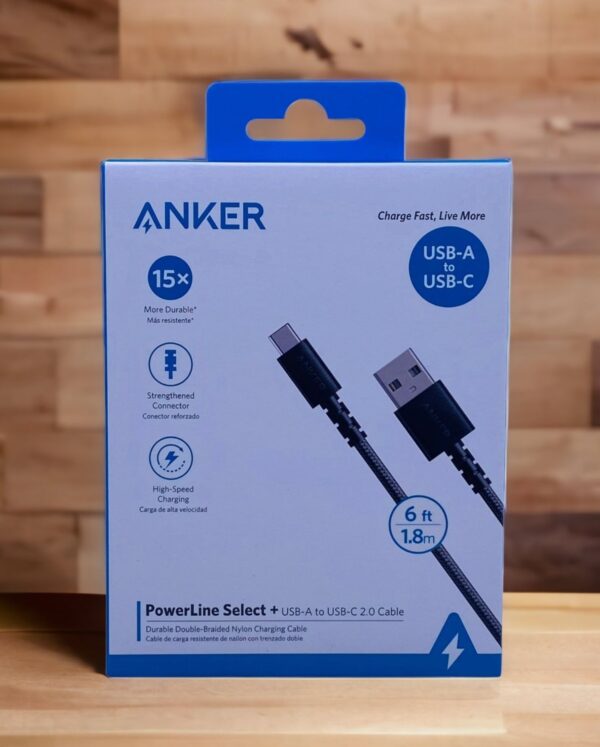 ANKER 322 USB - A TO USB - C CABLE (1.8M)