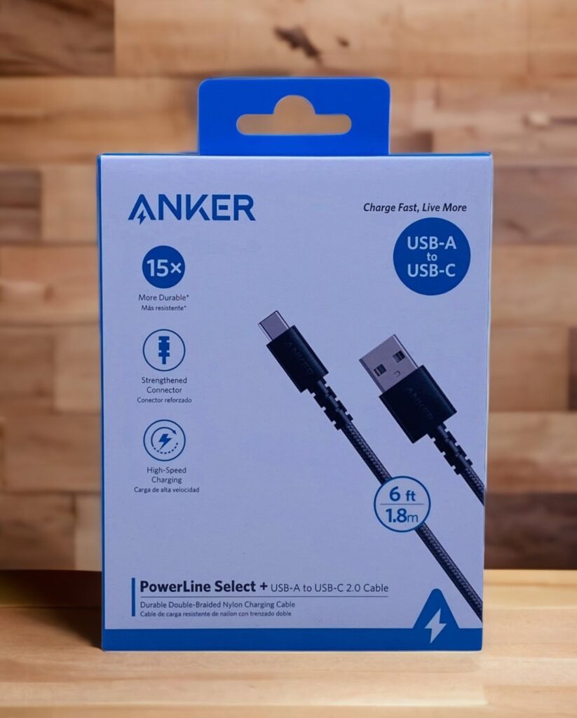 ANKER 322 USB - A TO USB - C CABLE (1.8M)
