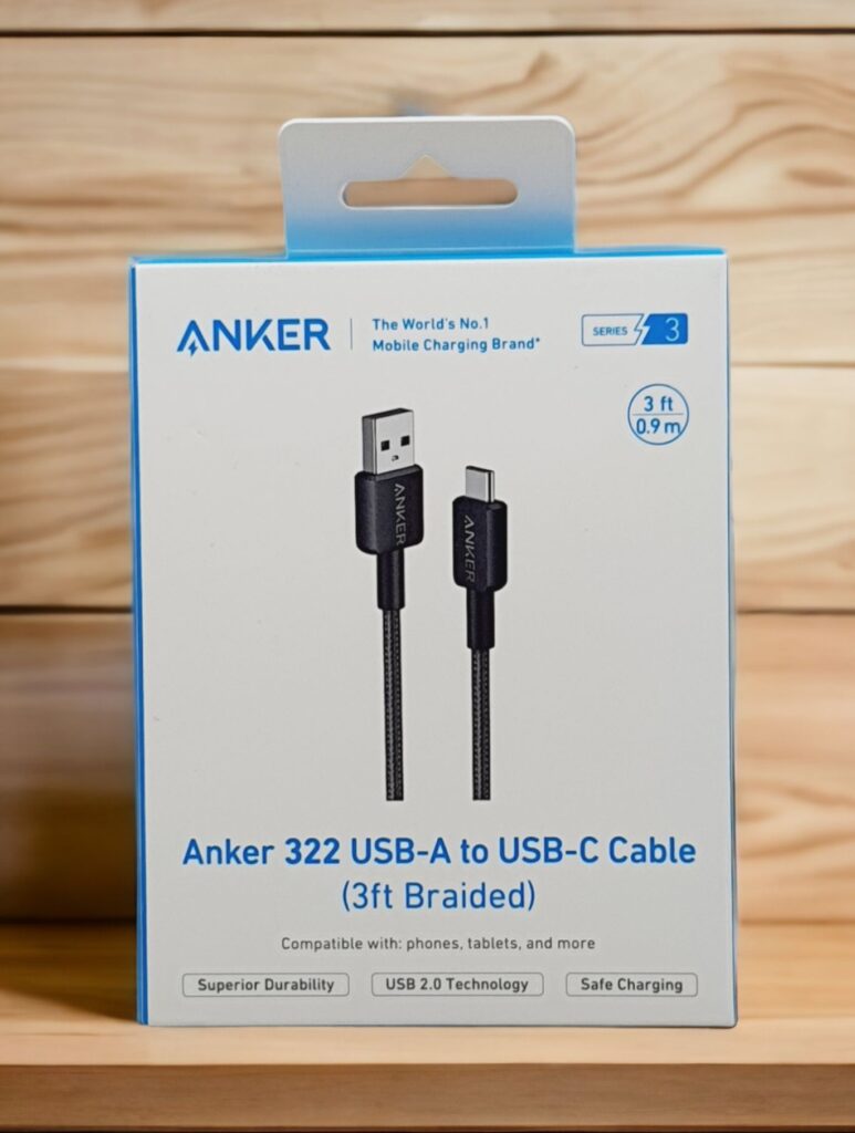 ANKER 322 USB - A TO USB - C CABLE (1M)