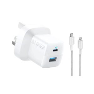 ANKER 323 CHARGER WITH USB-C TO LIGHTNING CABLE (33W)-WHITE