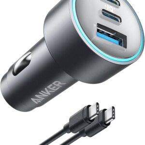 ANKER 335 CAR CHARGER WITH USB-C TO C CABLE (67W)-BLACK