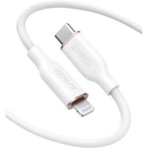 ANKER POWERLINE ||| FLOW USB-C WITH LIGHTNING CONNECTER (1.8M) WHITE