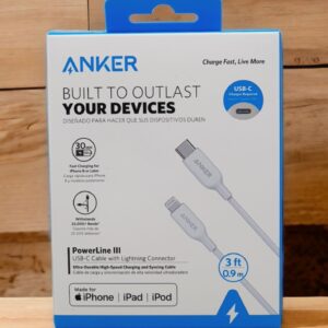 ANKER POWERLINE+ III USB-C PD CABLE (0.9M)-WHITE