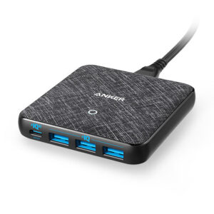 194644017736 - ANKER POWERPORT ATOM III SLIM(FOUR PORTS)-65W-1 USB-C/3 USB-A