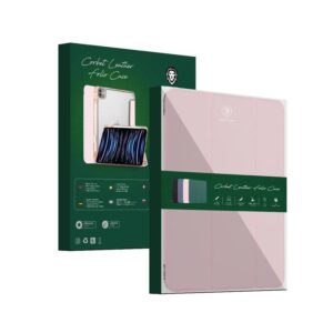 GREEN CARBET JEATHER FOLIO CASE 12.9INCH-PINK