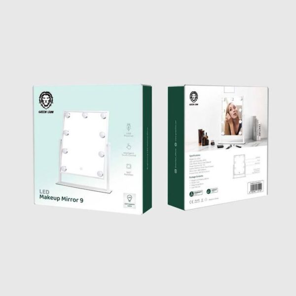 GREEN LION 9 LED MAKEUP MIRROR