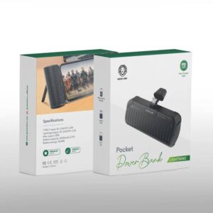 GREEN POCKET POWER BANKE 20W PD 5000MAH