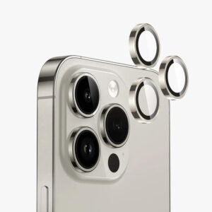 6935100176888 GREEN HD PLUS CAMERA LENS FOR 15PRO/PROMAX - NATURAL TITANIUM