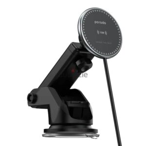 PORODO 15 W FAST WIRELESS CAR CHARGER MOUNT 3 IN 1