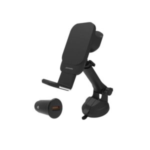 PORODO 3 IN 1 MAGSAFE CAR MOUNT WATCH & EARBUDS CHARGING