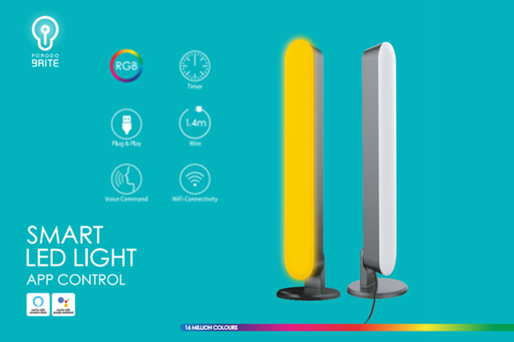PORODO  BRITE TWIN PACK SMART LED LIGHT