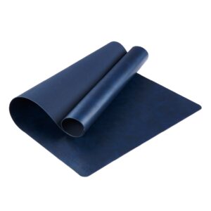 POWROLOGY VEGAN LEATHER DESK PAD-BLUE