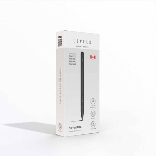 7695033368604 LEVELO SKYWRITE VERSA STYLUS PEN - BLACK