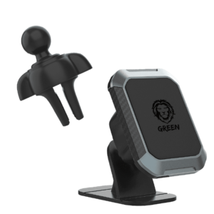 6935100155449 GREEN LION 2IN1 MAGNETIC CAR PHONE HOLDER