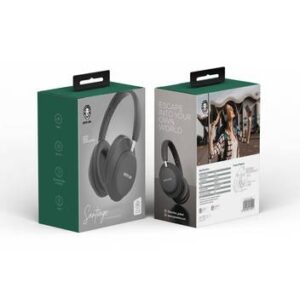 6935100174921 GREEN LION SANTIAGO WIRELESS HEADPHONE (BLACK)