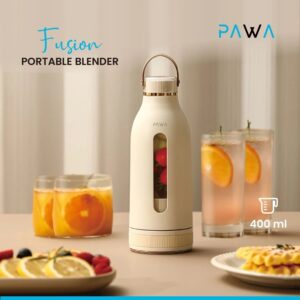6476971385028 PAWA FUSION PORTABLE BLENDER 400 ML - WHITE