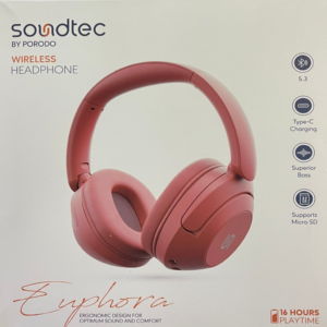 7267547497639 PORODO SOUNDTEC EUPHORA - RED