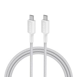 ANKER 322 USB-C TO USB-C CABLE- WHITE (1.8M)