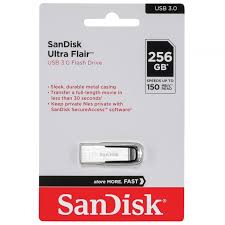 619659154189 SANDISK ULTRA FLAIR USB 3.0 FLASH DRIVE  256 GB