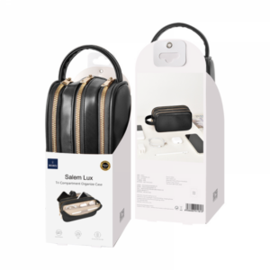 6936686411806 WIWU SALEM LUX TRAVEL POUCH - BLACK