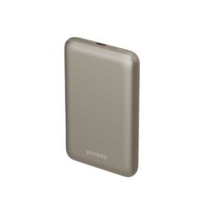 6849108443098 PORODO 20000mAh ALUMINUM COMPACT POWER BANK 20W - GOLD