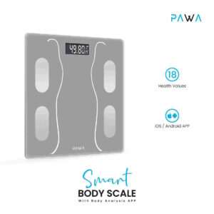 6476971390800 PAWA SMART BODY SCALE - GREY