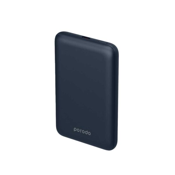 6849108443081 PORODO 20000mAh ALUMINUM COMPACT POWER BANK 20W - BLACK
