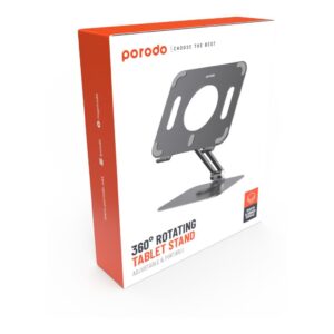 6849108441391 PORODO 360 ROTATING TABLET STAND ADJUSTABLE & PORTABLE