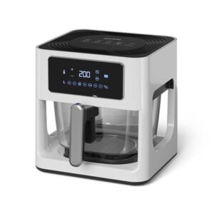 6849108443845 PORODO GLASS POT AIR FRYER TOUCH PANEL 1000W/5L