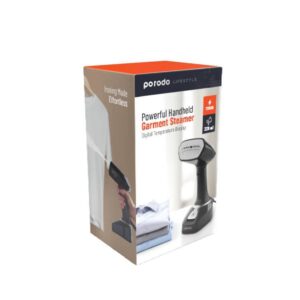 6849108440868 PORODO LIFESTYLE POWERFUL HANDHELD GARMENT STEAMER 320ML (SILVER)