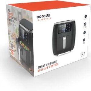 7267547497615 PORODO LIFESTYLE SMART AIR FRYER WITH APP CONTROLE - 6L
