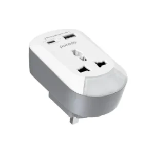 6849108441001 PORODO UNIVERSAL AC SOCKET UK PLUG ADAPTOR