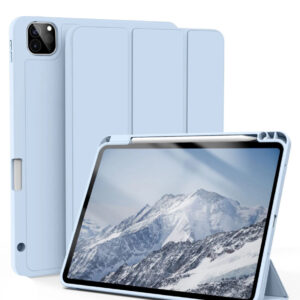 6942297101890 DEVIA PROTECTIVE CASE WITH PENCIL SLOT FOR  IPAD PRO 11 M4 - LITE BLUE