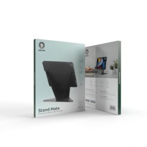 6935100179278 GREEN LION STAND MATE PREMIUM LEATHER CASE FOR IPAD 9 10.2 - BLACK