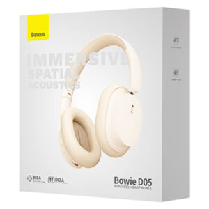 6932172626020 BASEUS BOWIE D05 WIRELESS HEADPHONE - CREAMY WHITE