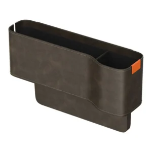 6932172641733 BASEUSORGANIZEFUN SERIES CAR CONSOLE STORAGE ORGANIZER WITH CUP HOLDER - BROWN
