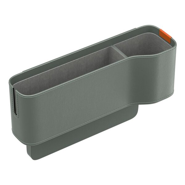 6932172641726 BASEUSORGANIZEFUN SERIES CAR CONSOLE STORAGE ORGANIZER WITH CUP HOLDER - GRAY