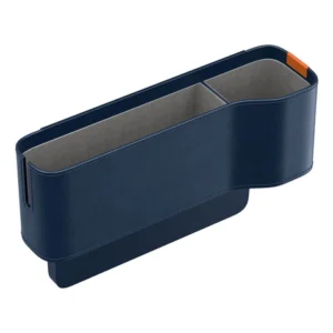 6932172641740 BASEUSORGANIZEFUN SERIES CAR CONSOLE STORAGE ORGANIZER WITH CUP HOLDER - BLUE