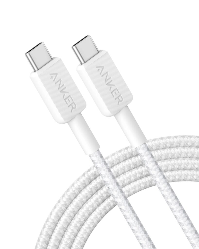 194644115739 ANKER USB-C TO USB-C CABLE- WHITE (1.8M)