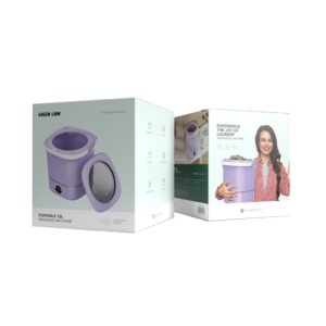 6935100186146 Green Lion Portable 12 L Washing Machine - Purple
