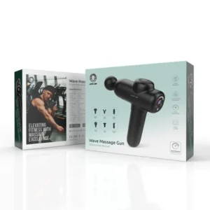 6935100185033 Green Lion Wave Massager Gun - Black