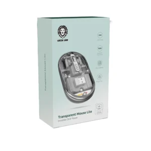 6935100183060 Green Lion Transparent Mouse Lite - Grey