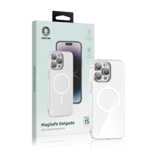 6935100176604 Green Lion Magsafe Delgado Case for 15 Pro - Clear