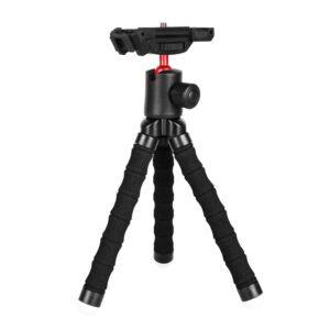 6849108442947 Porodo Table Tripod with Phone Holder - Black