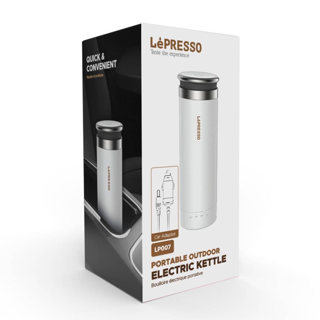 7834953558492 LePresso 300ml Portable Kettle 96W - White