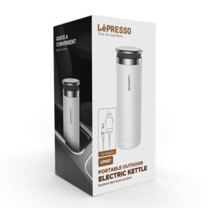 7834953558492 LePresso 300ml  Portable Kettle 96W - White