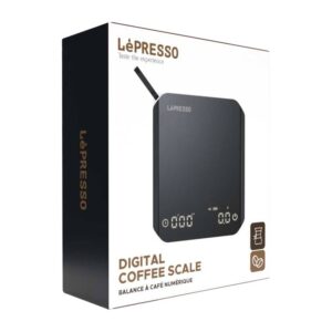 7834953558164 Lepresso Mini Digital Coffee Scale with Timer - Black