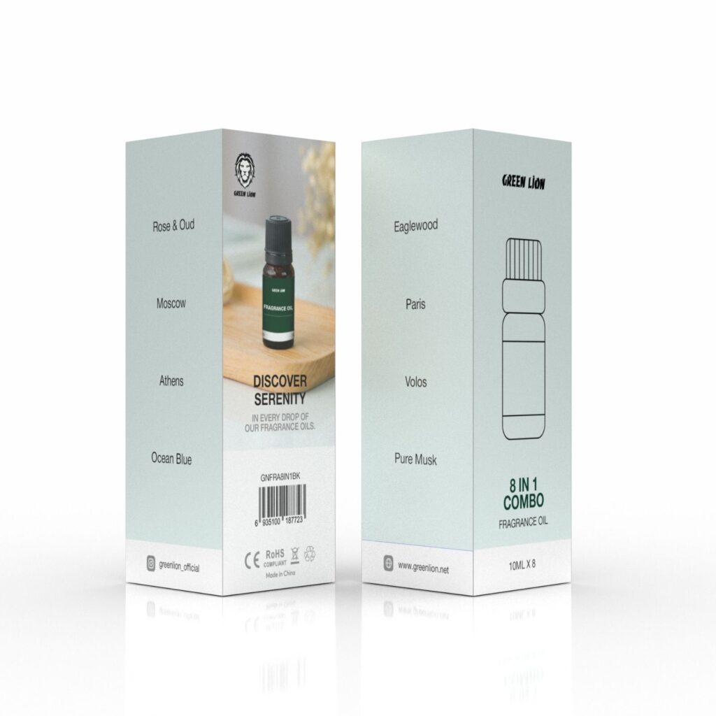 GREEN LION 8 IN 1 COMBO FRAGRANCE SET - BLACK