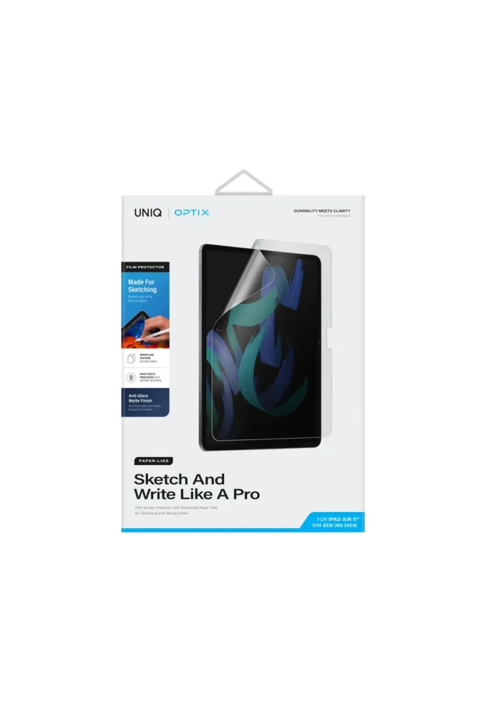 8886463689073 UNIQ OPTIX PAPER - LIKE FOR IPAD AIR 11 M2/M3 (2024-25)
