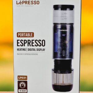 LEPRESSO PORTABLE ESPRESSO WITH DIGITAL DISPLAY 7834953559611